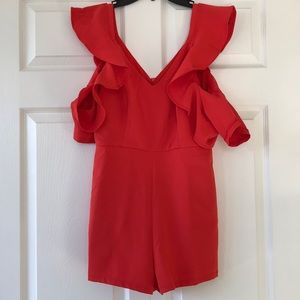 NEW Reddish orange dress shorts. Size Medium